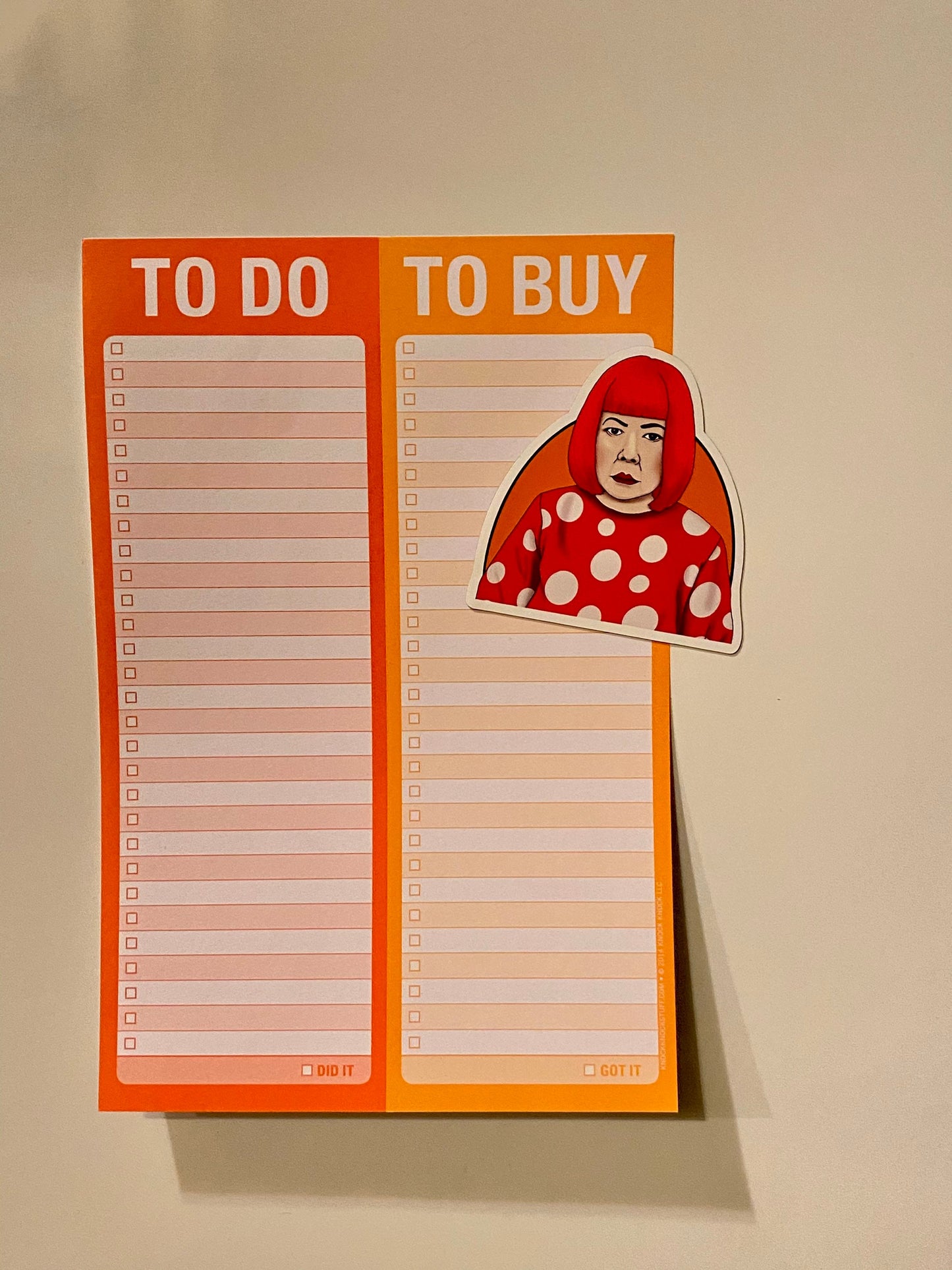 Yayoi Kusama 3” Magnet Japanese Pop Art Artist Polka Dot