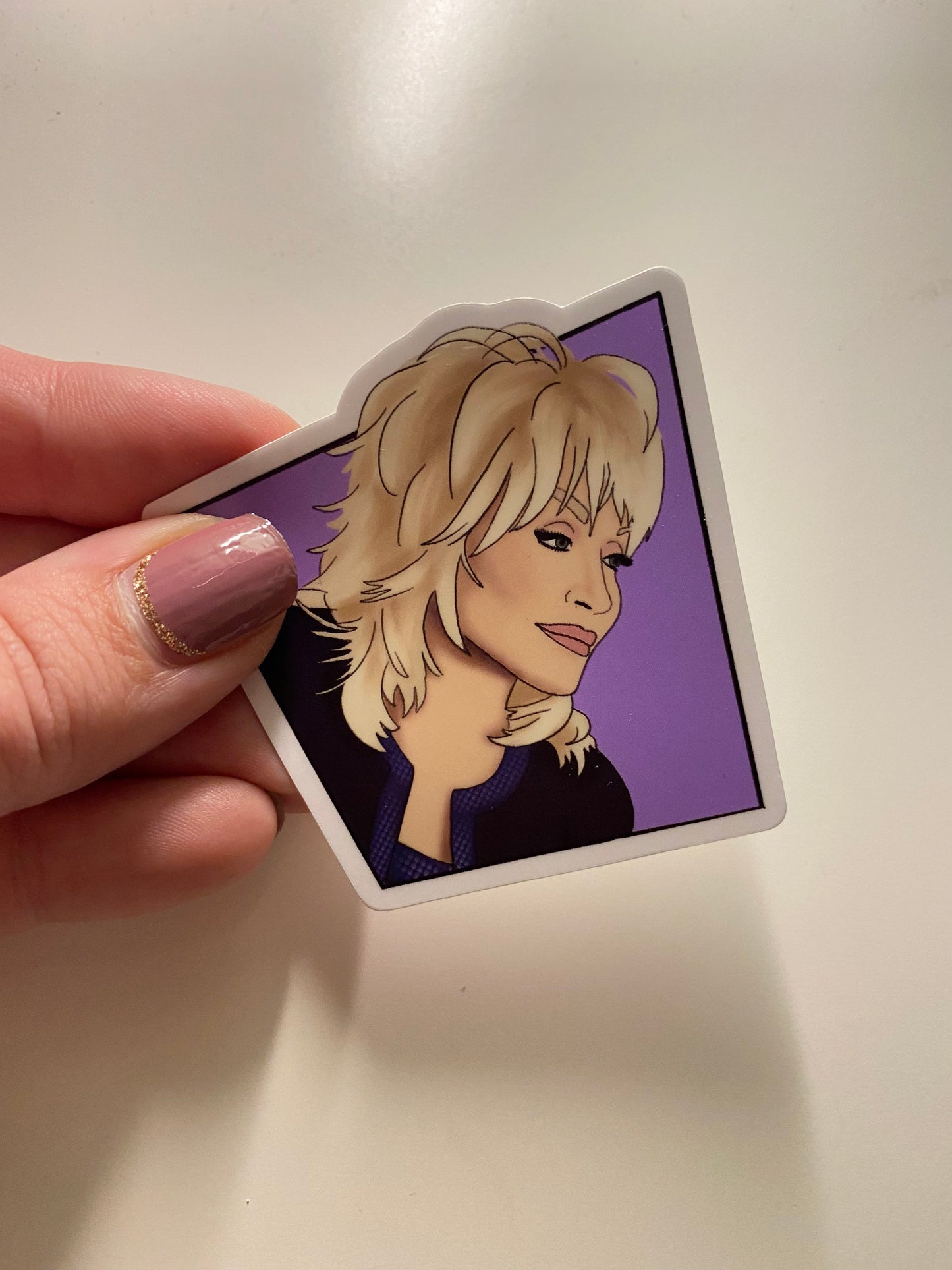 3” Vinyl Sticker Dolly Parton Singer Inspiring Woman