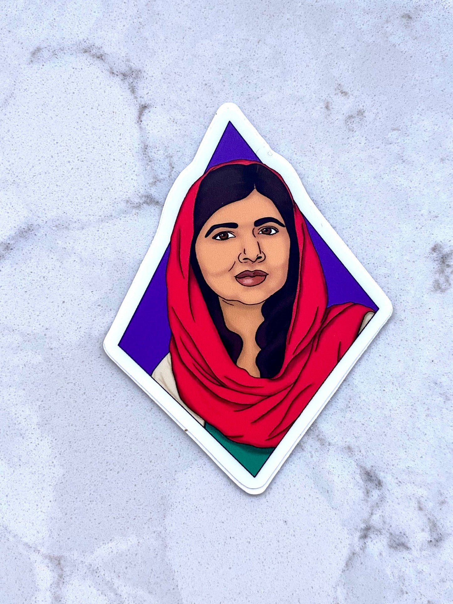 3” Vinyl Sticker Malala Yousafzai Inspiring Woman