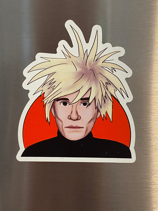 Andy Warhol 3” Magnet Pop Art Artist