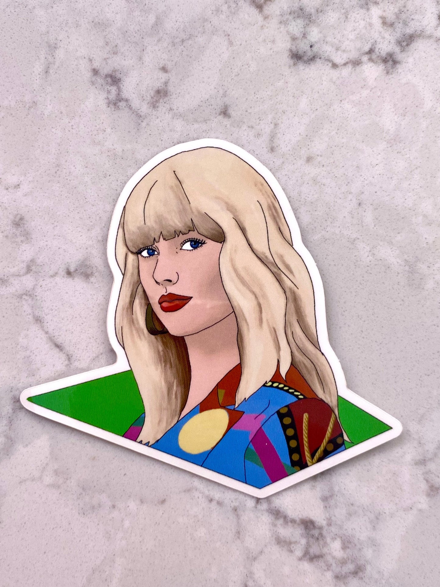 3” Vinyl Sticker Taylor Swift Swiftie Artist Singer Songwriter Inspiring Woman