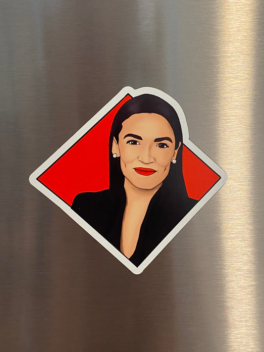 AOC Magnet Alexandria Ocasio-Cortez Inspiring Woman