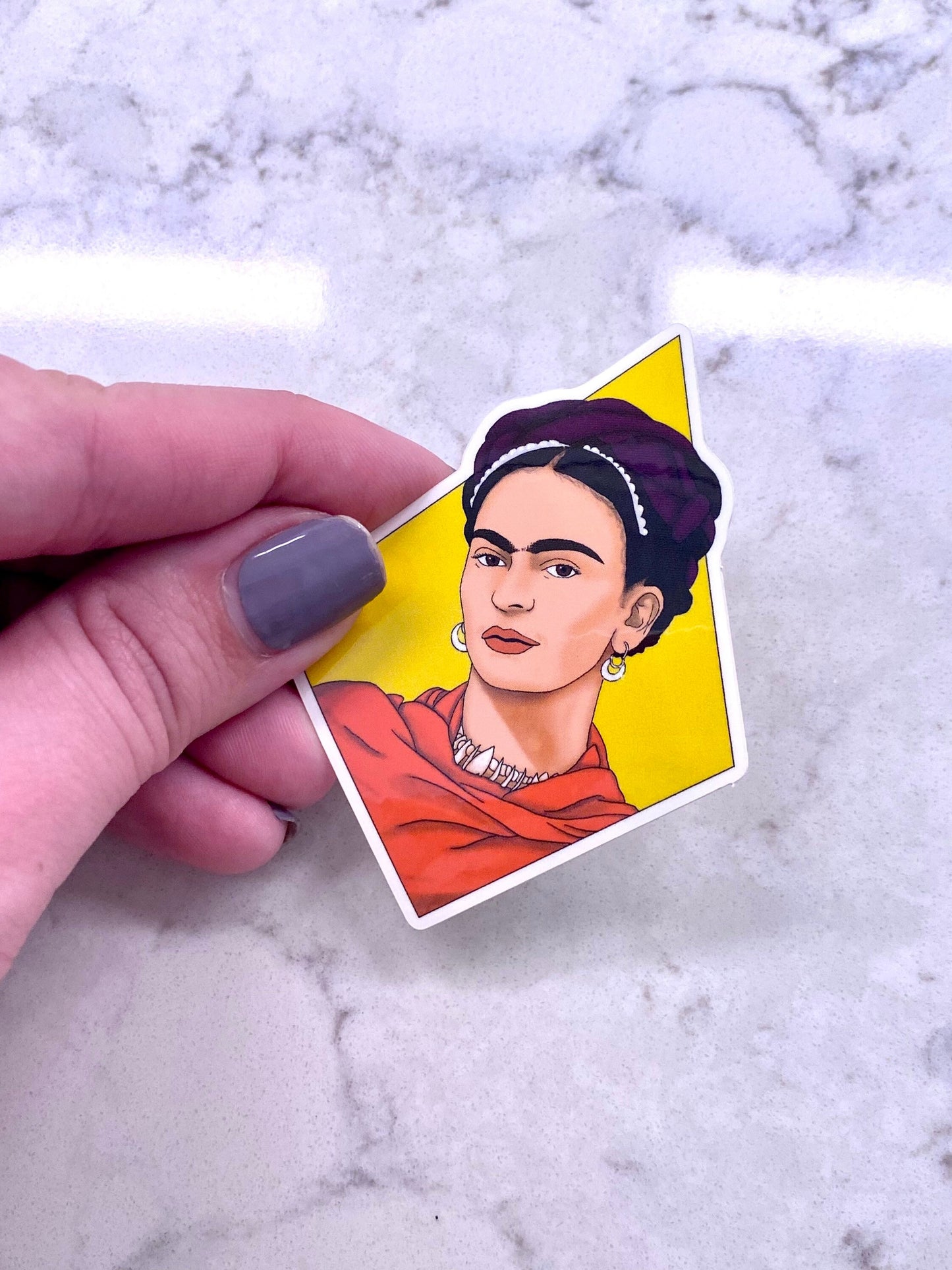 3” Vinyl Sticker Frida Kahlo Artist Inspiring Woman