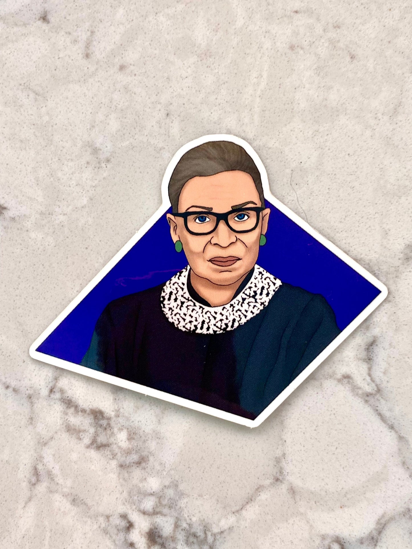 RBG 3” Vinyl Sticker Ruth Bader Ginsburg Inspiring Woman