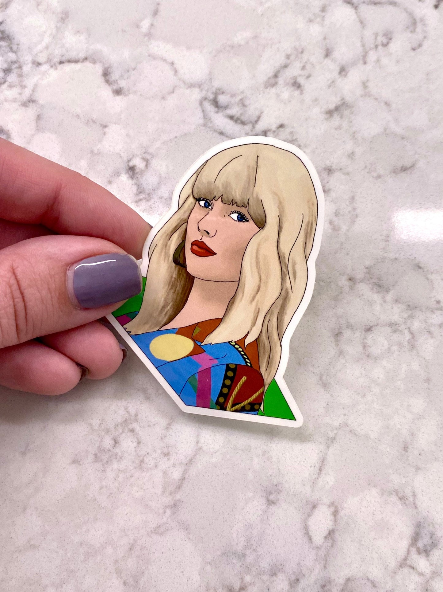 3” Vinyl Sticker Taylor Swift Swiftie Artist Singer Songwriter Inspiring Woman