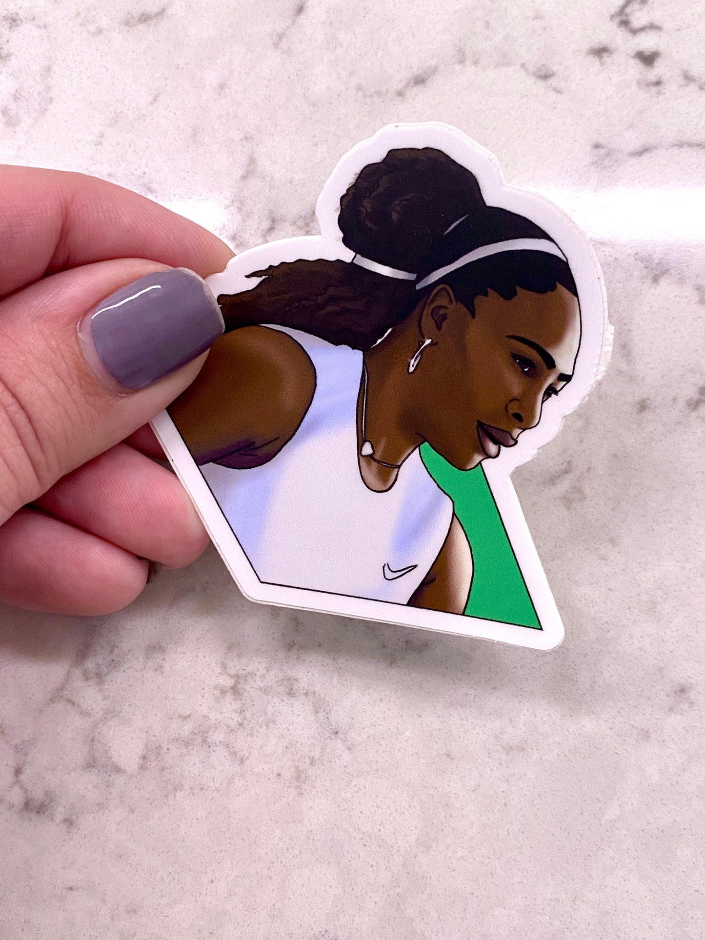 3” Vinyl Sticker Serena Williams Tennis Inspiring Woman