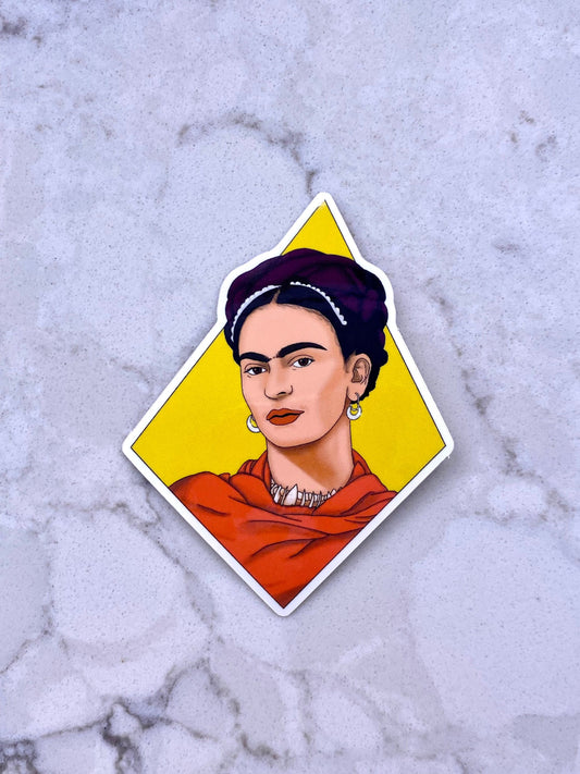 3” Vinyl Sticker Frida Kahlo Artist Inspiring Woman