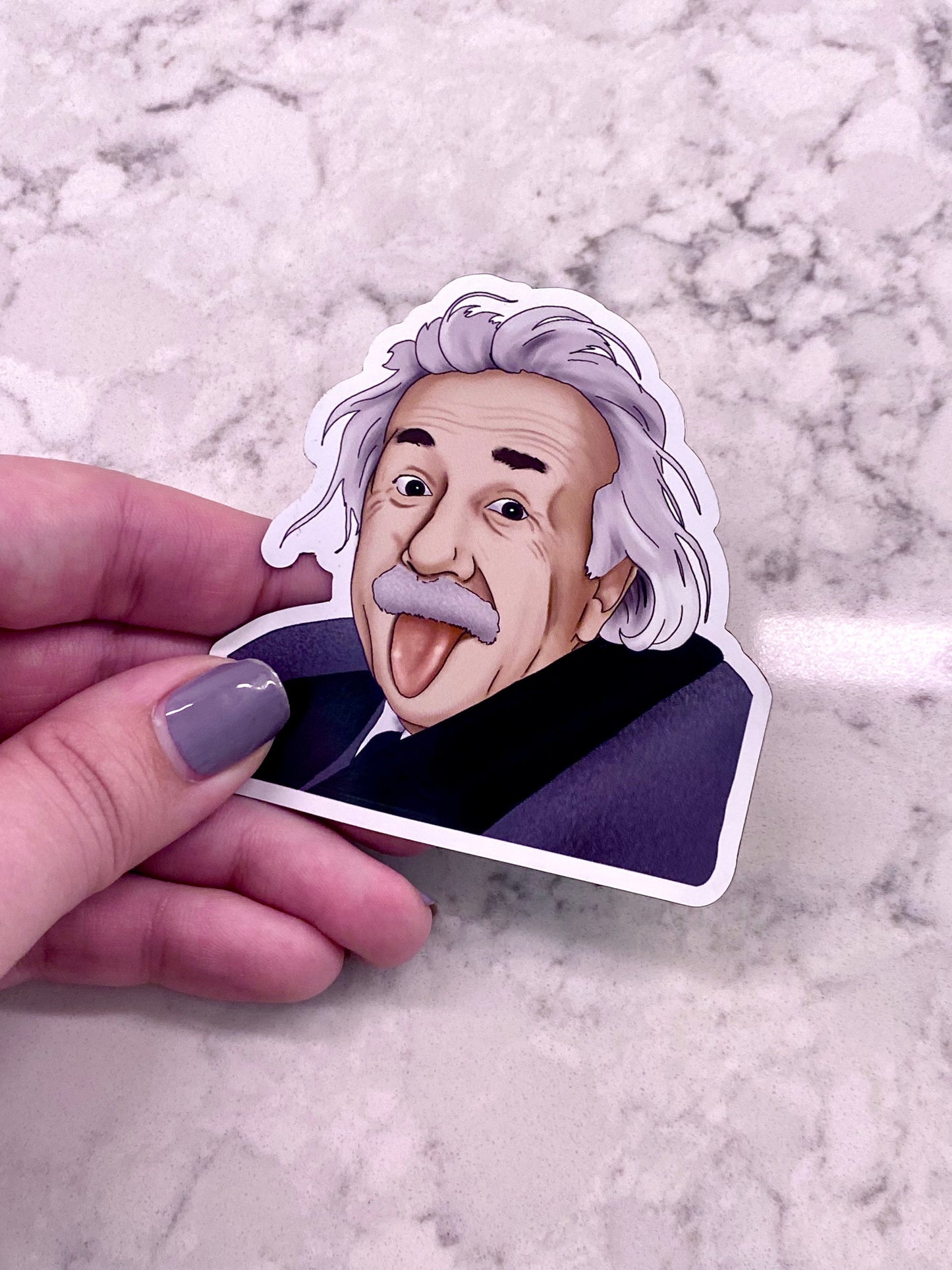 3” Albert Einstein Tongue Out Magnet